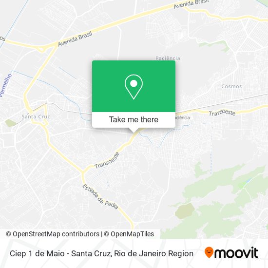 Ciep 1 de Maio - Santa Cruz map