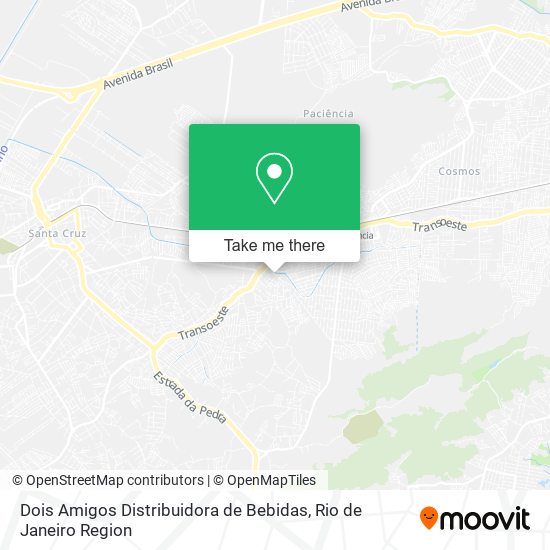 Dois Amigos Distribuidora de Bebidas map