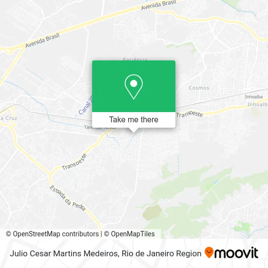 Julio Cesar Martins Medeiros map