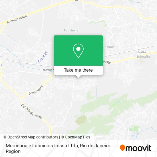 Mercearia e Laticinios Lessa Ltda map