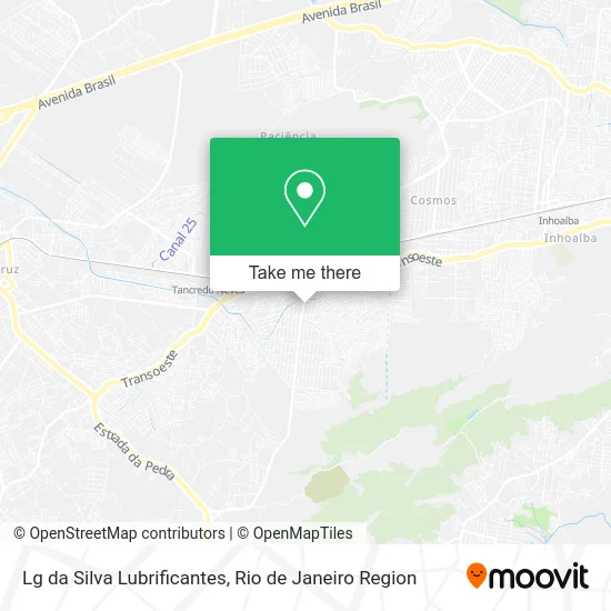 Lg da Silva Lubrificantes map