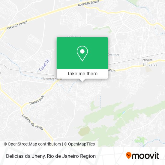 Delicias da Jheny map