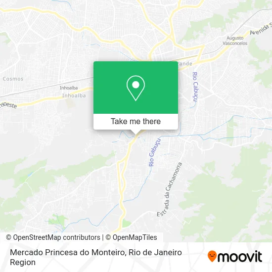 Mercado Princesa do Monteiro map