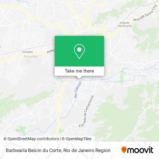 Barbearia Beicin du Corte map