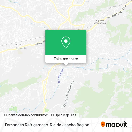 Fernandes Refrigeracao map