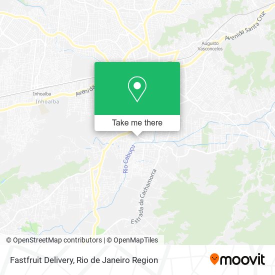 Mapa Fastfruit Delivery