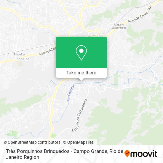 Três Porquinhos Brinquedos - Campo Grande map