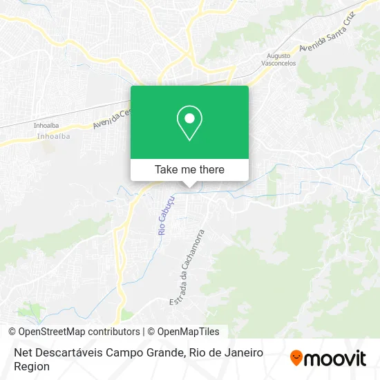 Net Descartáveis Campo Grande map