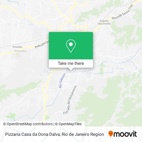 Pizzaria Casa da Dona Dalva map