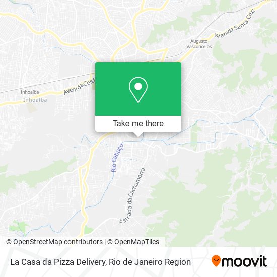 La Casa da Pizza Delivery map