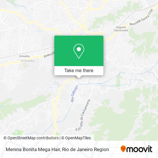 Menina Bonita Mega Hair map