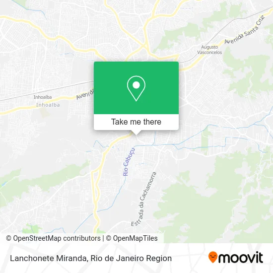 Lanchonete Miranda map