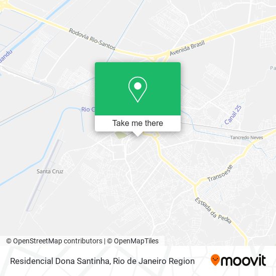Mapa Residencial Dona Santinha