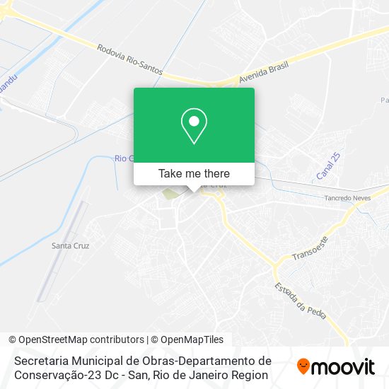 Mapa Secretaria Municipal de Obras-Departamento de Conservação-23 Dc - San