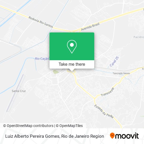 Mapa Luiz Alberto Pereira Gomes