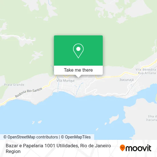Bazar e Papelaria 1001 Utilidades map