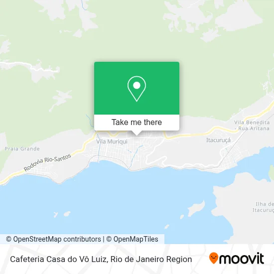 Cafeteria Casa do Vô Luiz map