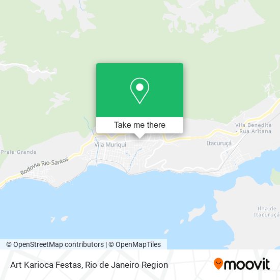 Art Karioca Festas map