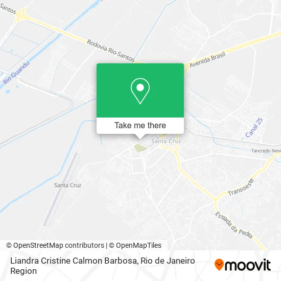 Liandra Cristine Calmon Barbosa map