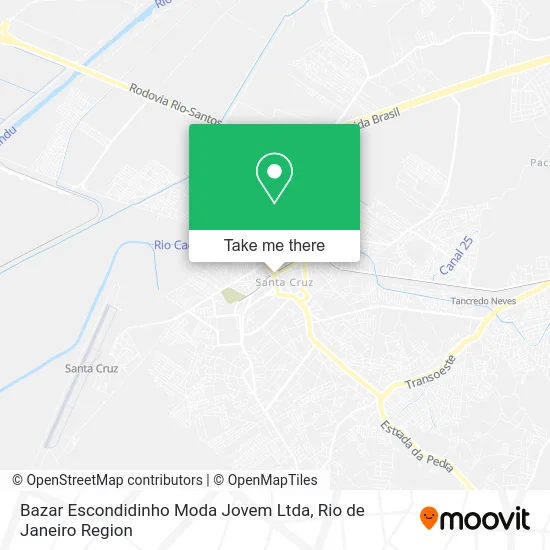 Bazar Escondidinho Moda Jovem Ltda map