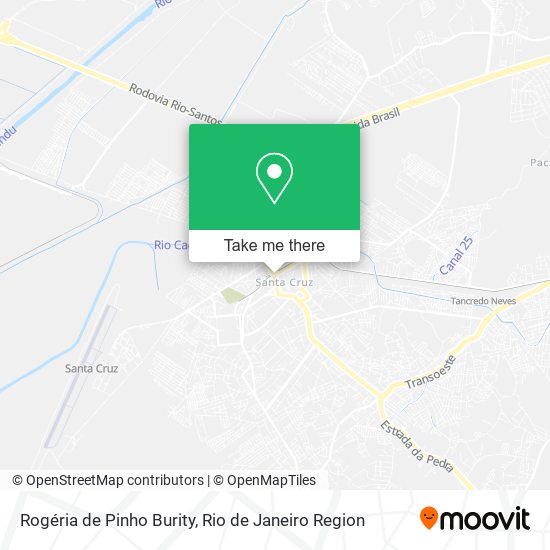 Rogéria de Pinho Burity map