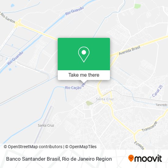 Banco Santander Brasil map