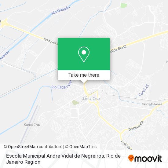 Mapa Escola Municipal André Vidal de Negreiros