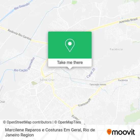 Marcilene Reparos e Costuras Em Geral map