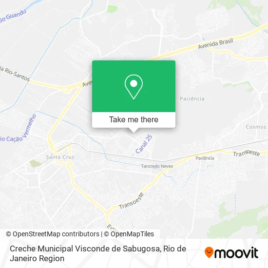 Creche Municipal Visconde de Sabugosa map
