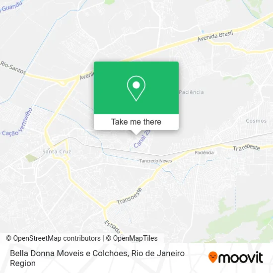 Bella Donna Moveis e Colchoes map