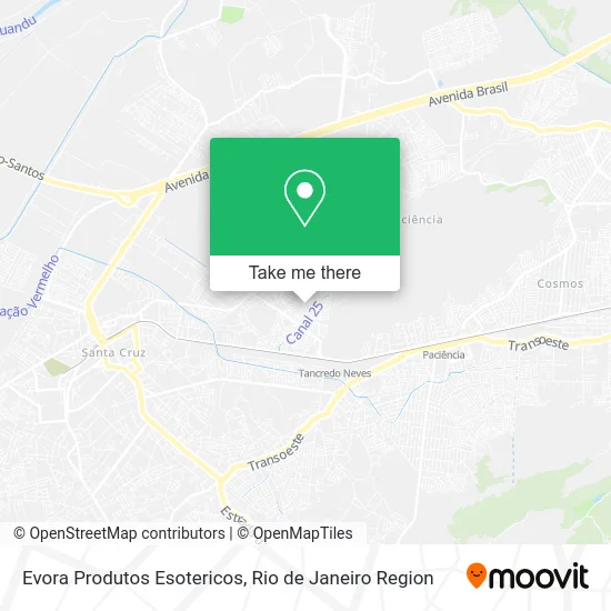 Evora Produtos Esotericos map