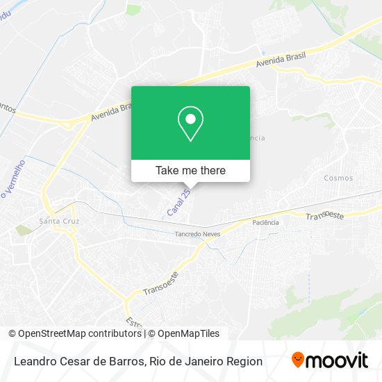 Leandro Cesar de Barros map
