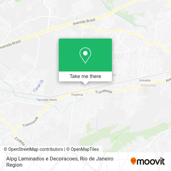 Alpg Laminados e Decoracoes map