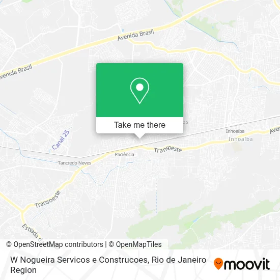 W Nogueira Servicos e Construcoes map