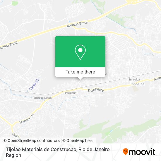 Tijolao Materiais de Construcao map