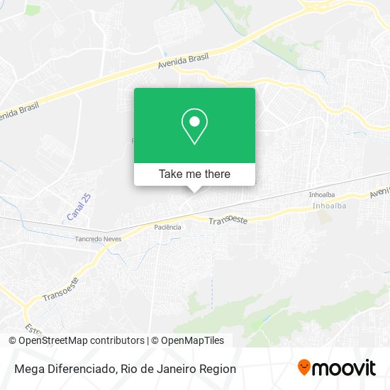 Mega Diferenciado map