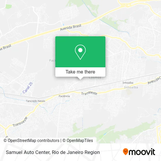 Samuel Auto Center map