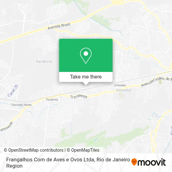 Frangalhos Com de Aves e Ovos Ltda map