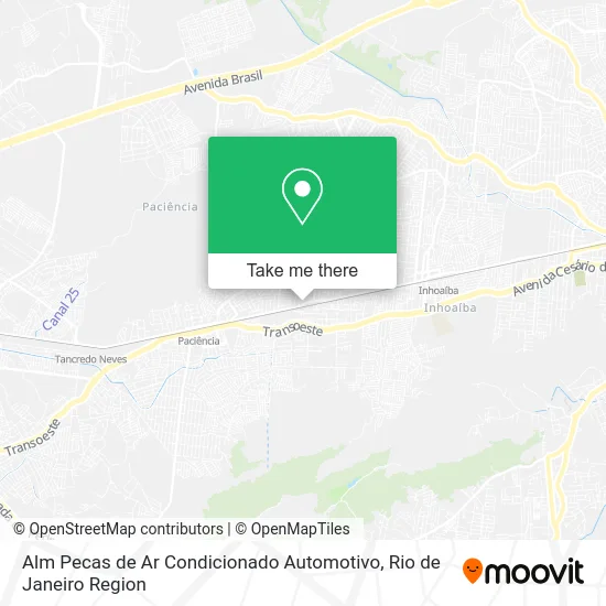 Alm Pecas de Ar Condicionado Automotivo map