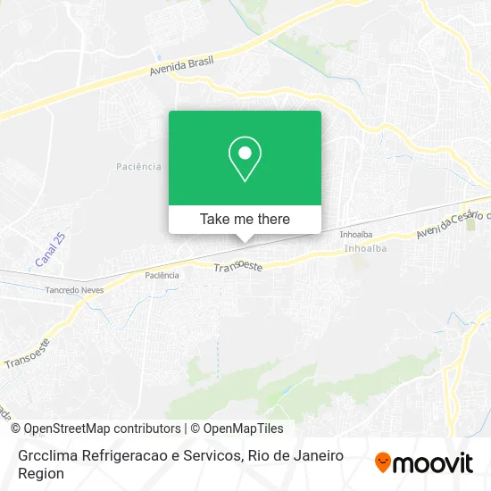 Grcclima Refrigeracao e Servicos map