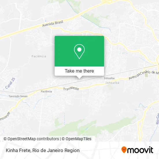 Kinha Frete map