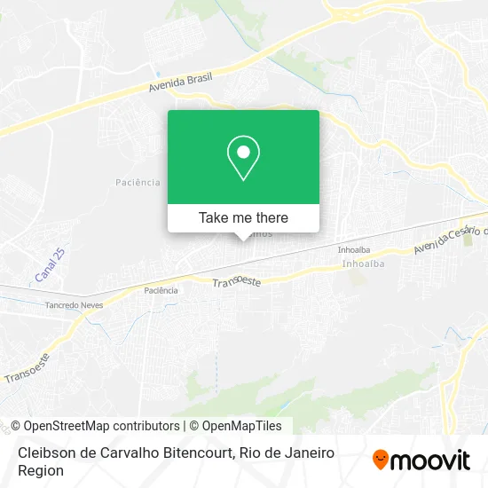 Cleibson de Carvalho Bitencourt map