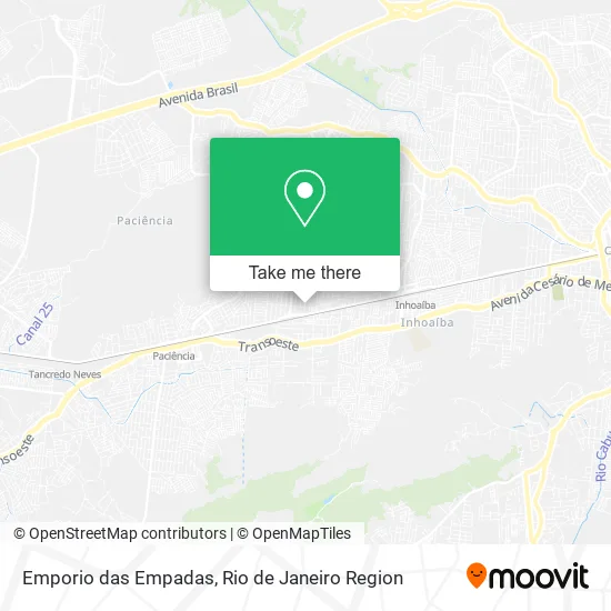 Emporio das Empadas map