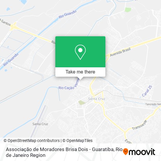 Associação de Moradores Brisa Dois - Guaratiba map