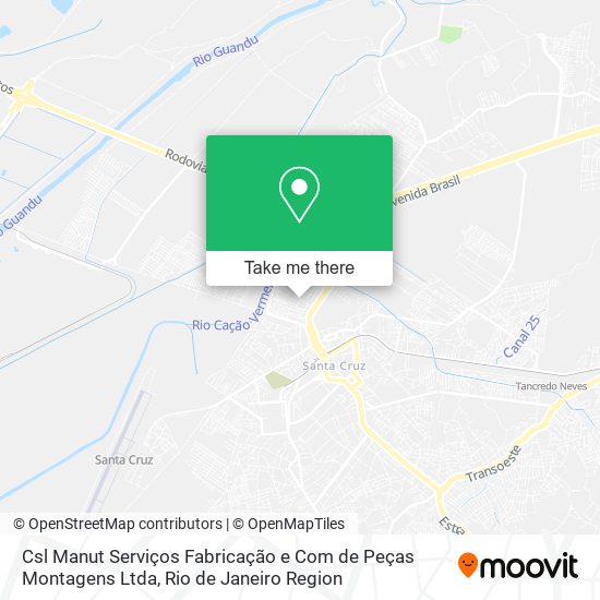 Mapa Csl Manut Serviços Fabricação e Com de Peças Montagens Ltda