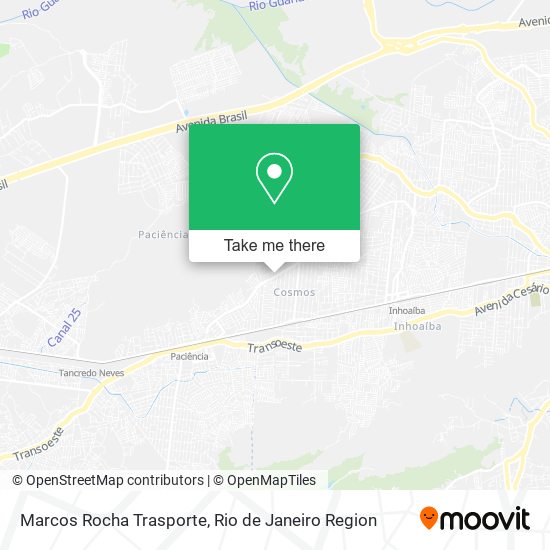 Marcos Rocha Trasporte map