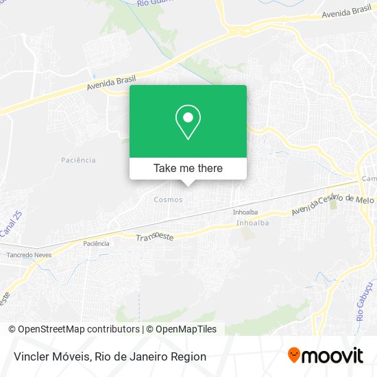 Vincler Móveis map