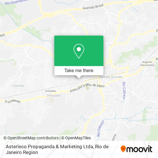 Asterisco Propaganda & Marketing Ltda map