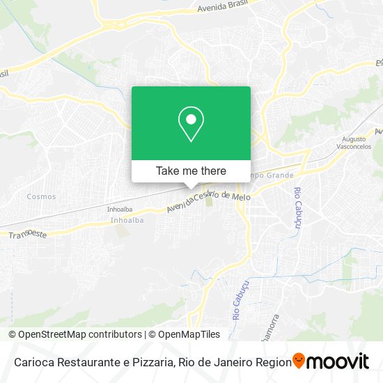 Mapa Carioca Restaurante e Pizzaria