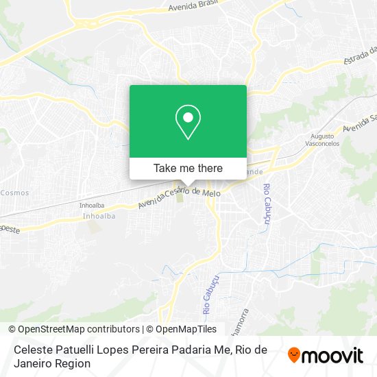 Celeste Patuelli Lopes Pereira Padaria Me map